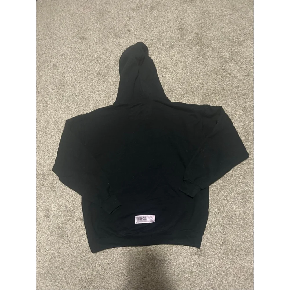 Men's Lil Peep Black Hoodie M with White Logo - Picture 3 of 7
